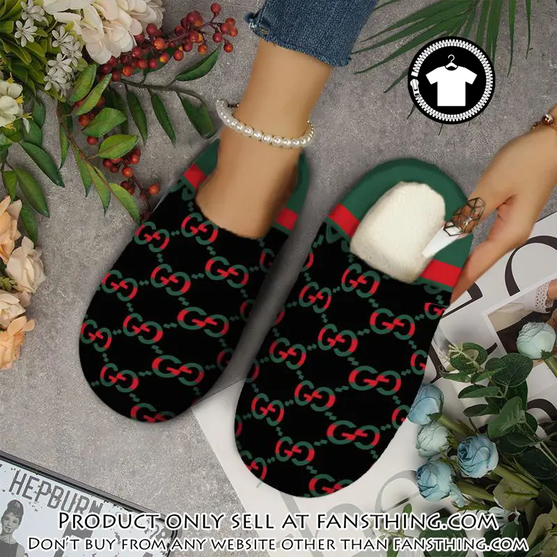 Gucci fleece slippers luxury inhouse slippers ihs1005 fst0315787